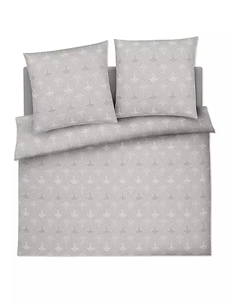 JOOP | Linge de lit en satin CORNFLOWER CHARM 2x 70x90cm/200x200cm Stone | 